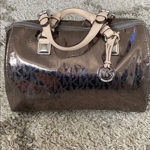 Michael Kors gunmetal bag